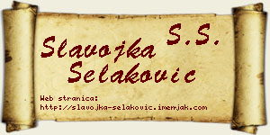 Slavojka Selaković vizit kartica